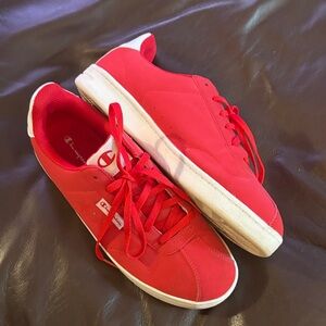 Champion Bold Red Athletic Shoes